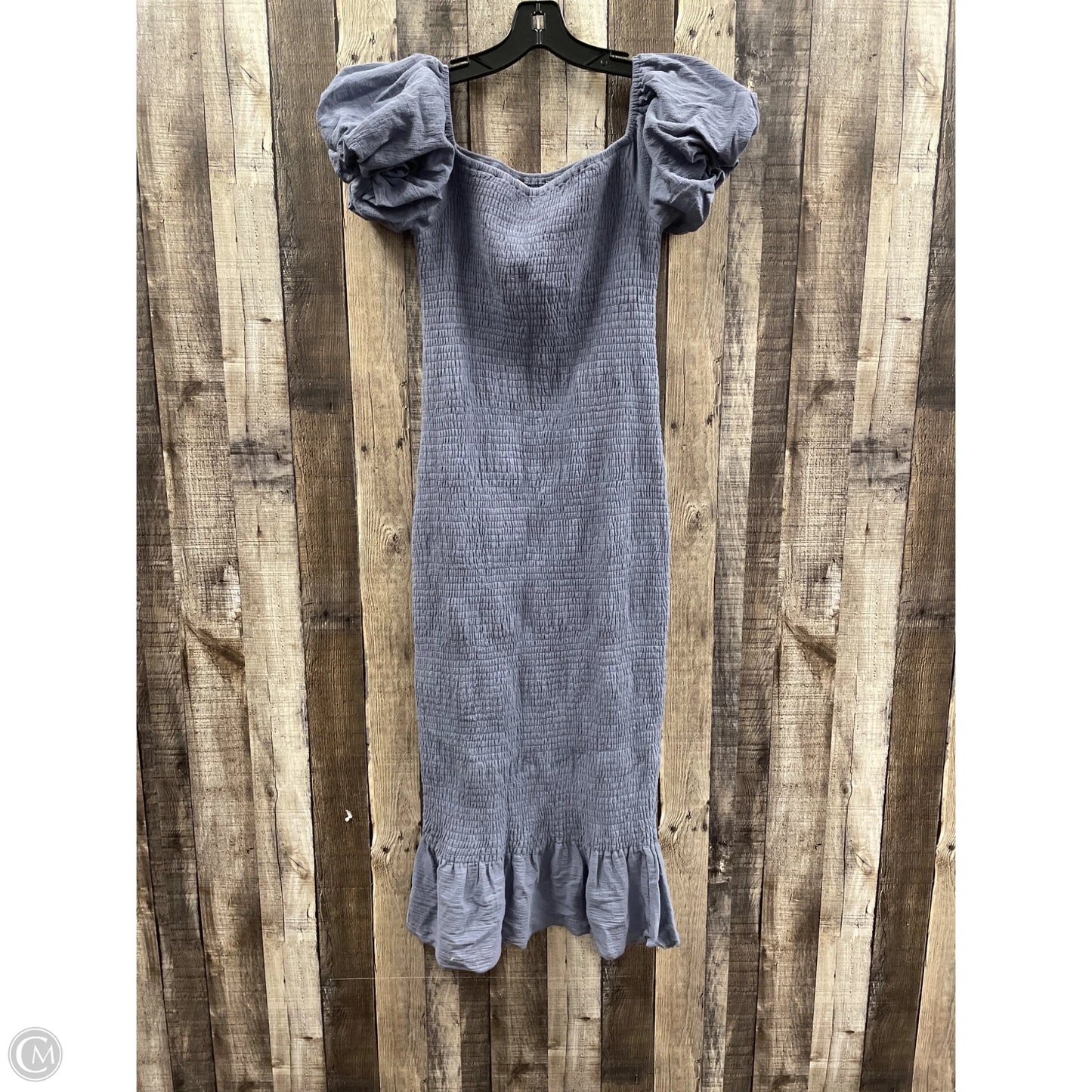 Dress Casual Midi By Baltic Born In Blue, Size: M