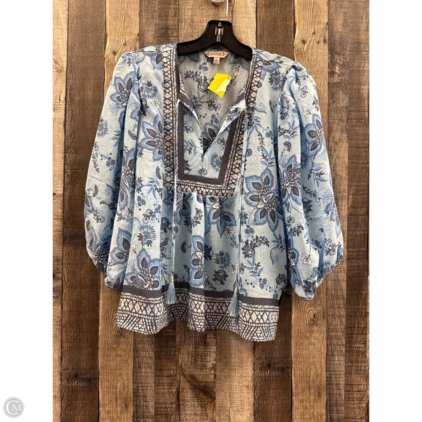 Top Long Sleeve By Nanette By Nanette Lepore In Floral Print, Size: S