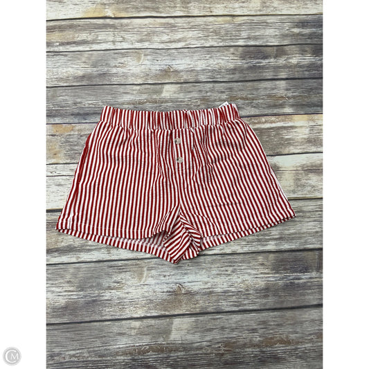 Shorts By Happily Grey In Striped Pattern, Size: S