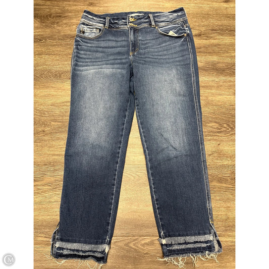 Jeans Straight By Kancan In Blue, Size: 14