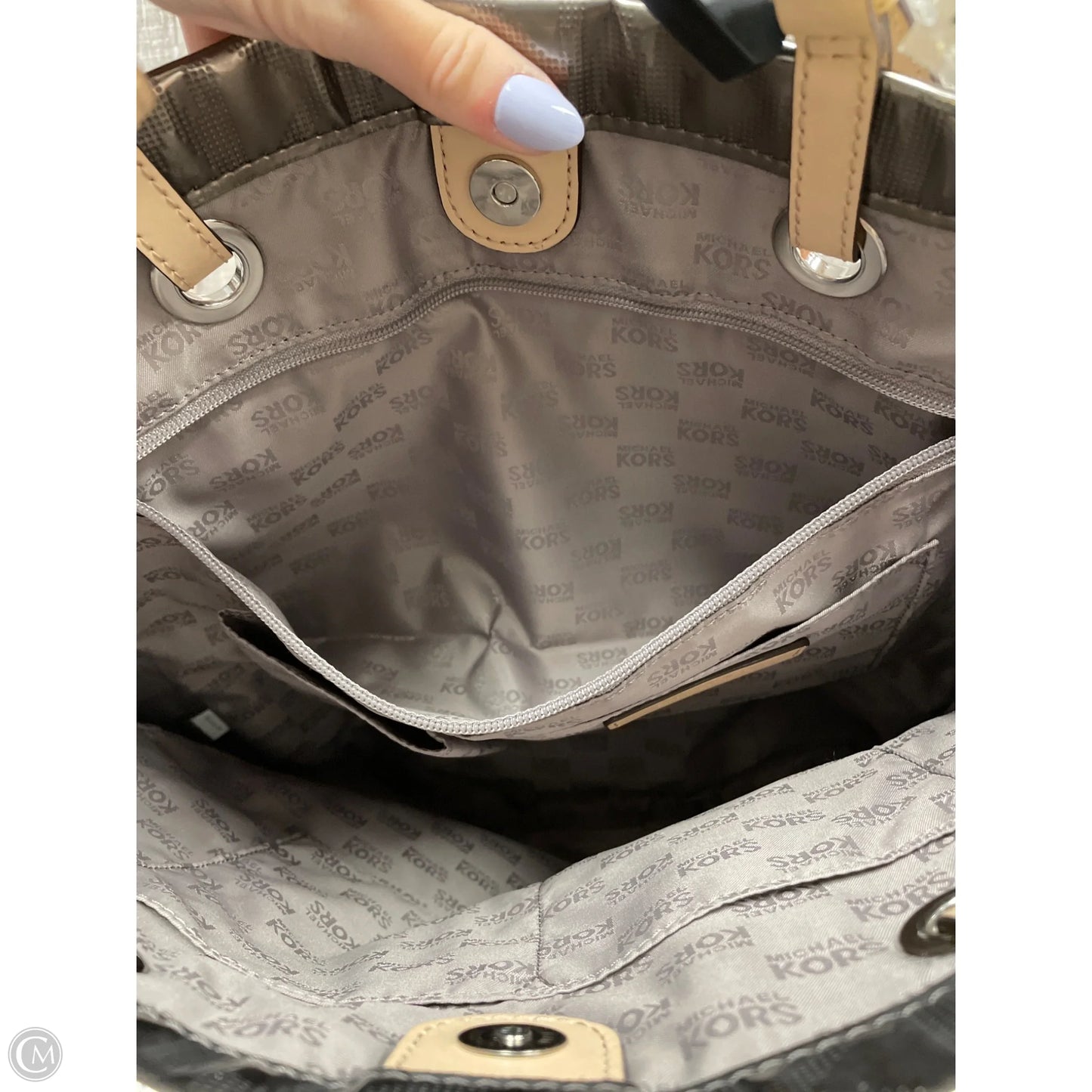 Tote Designer By Michael Kors, Size: Large