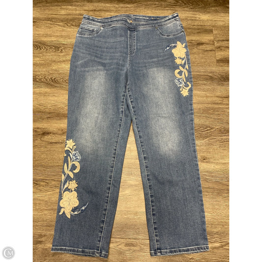 Jeans Jeggings By Chicos In Blue, Size: 14