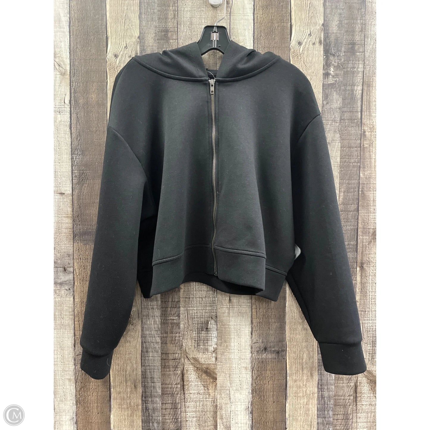 Athletic Jacket By A New Day In Black, Size: L