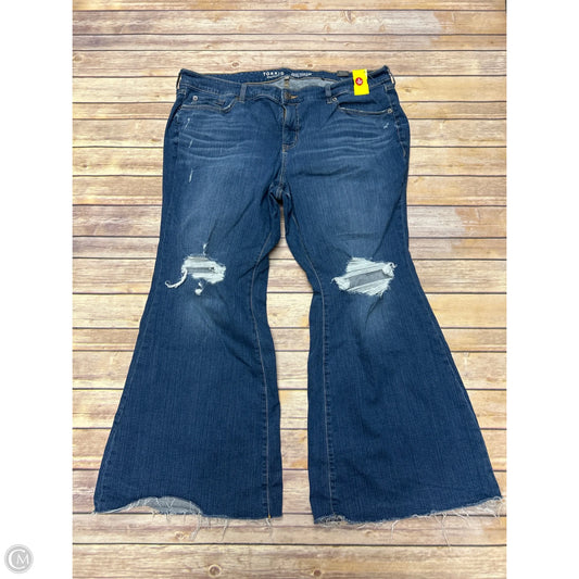 Jeans Flared By Torrid In Blue, Size: 20