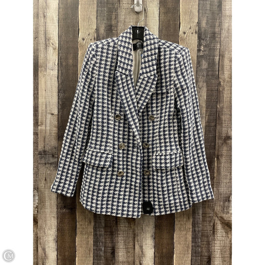 Blazer By Tahari In Plaid Pattern, Size: 4