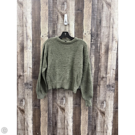 Sweater By Express In Green, Size: Xs