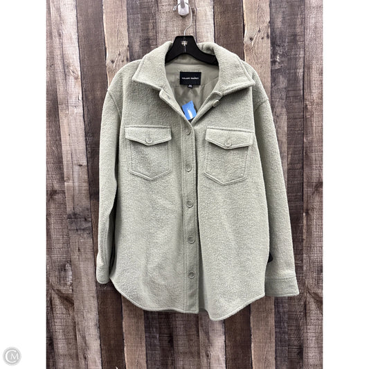 Jacket Shirt By Hem & Thread In Cream, Size: S