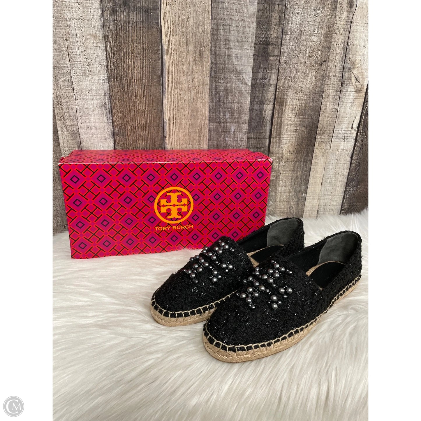 Shoes Designer By Tory Burch In Black, Size: 7.5