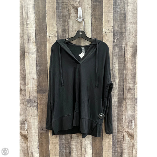 Sweatshirt Hoodie By Lou And Grey In Black, Size: Xs