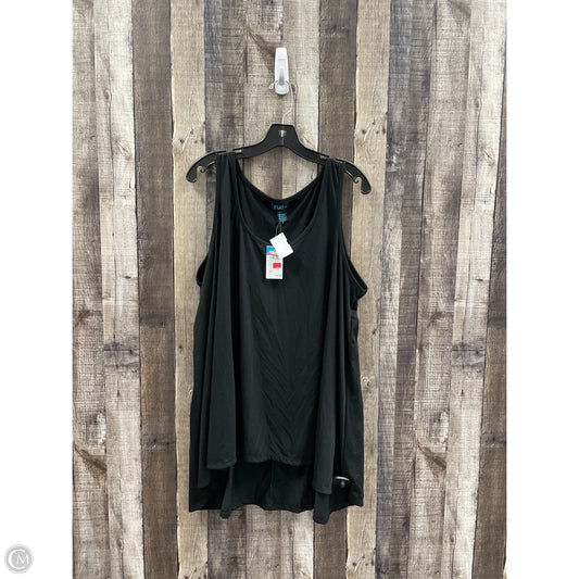 Top Sleeveless By Rue 21 In Black, Size: 2x