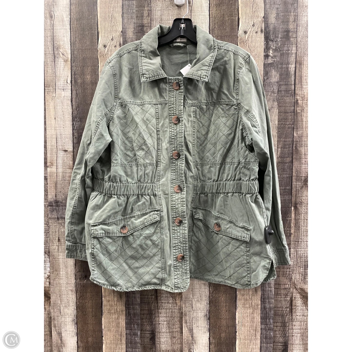Top Long Sleeve By Maurices In Green, Size: Xl