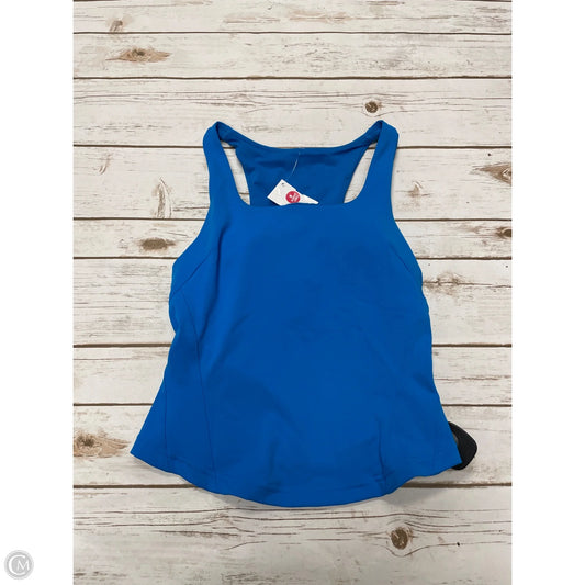 Athletic Tank Top By Lululemon In Blue, Size: 4