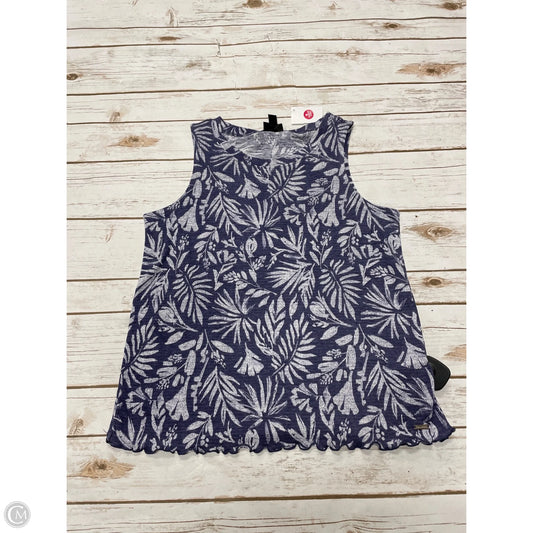 Top Sleeveless By Tahari By Arthur Levine In Blue, Size: S