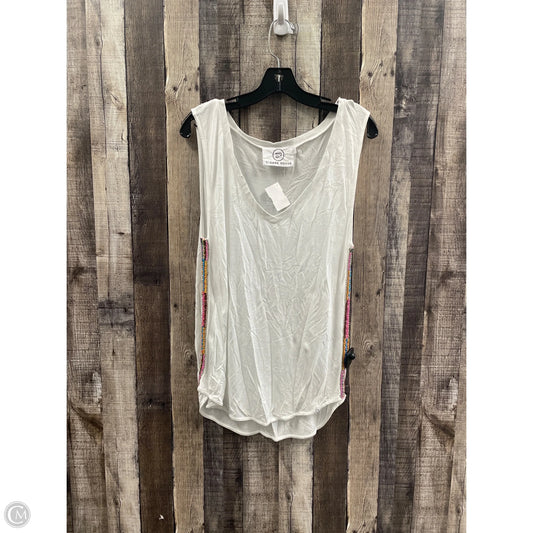 Top Sleeveless By Cme In White, Size: S