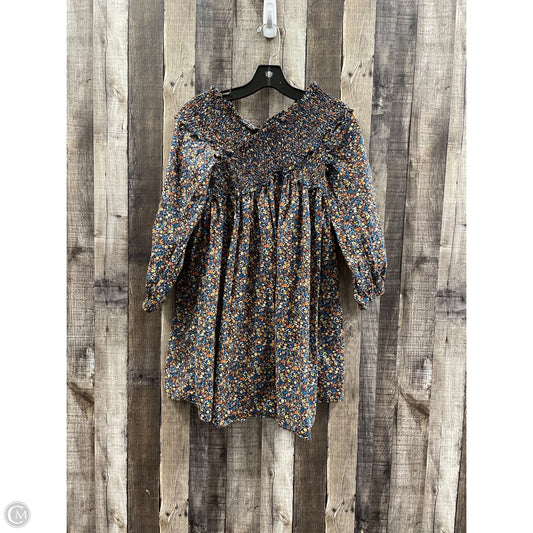 Dress Casual Short By Sugar Lips In Floral Print, Size: M