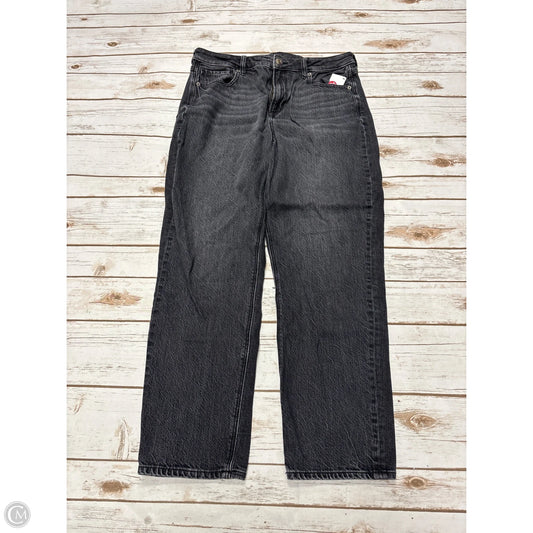 Jeans Boyfriend By American Eagle In Black Denim, Size: 10