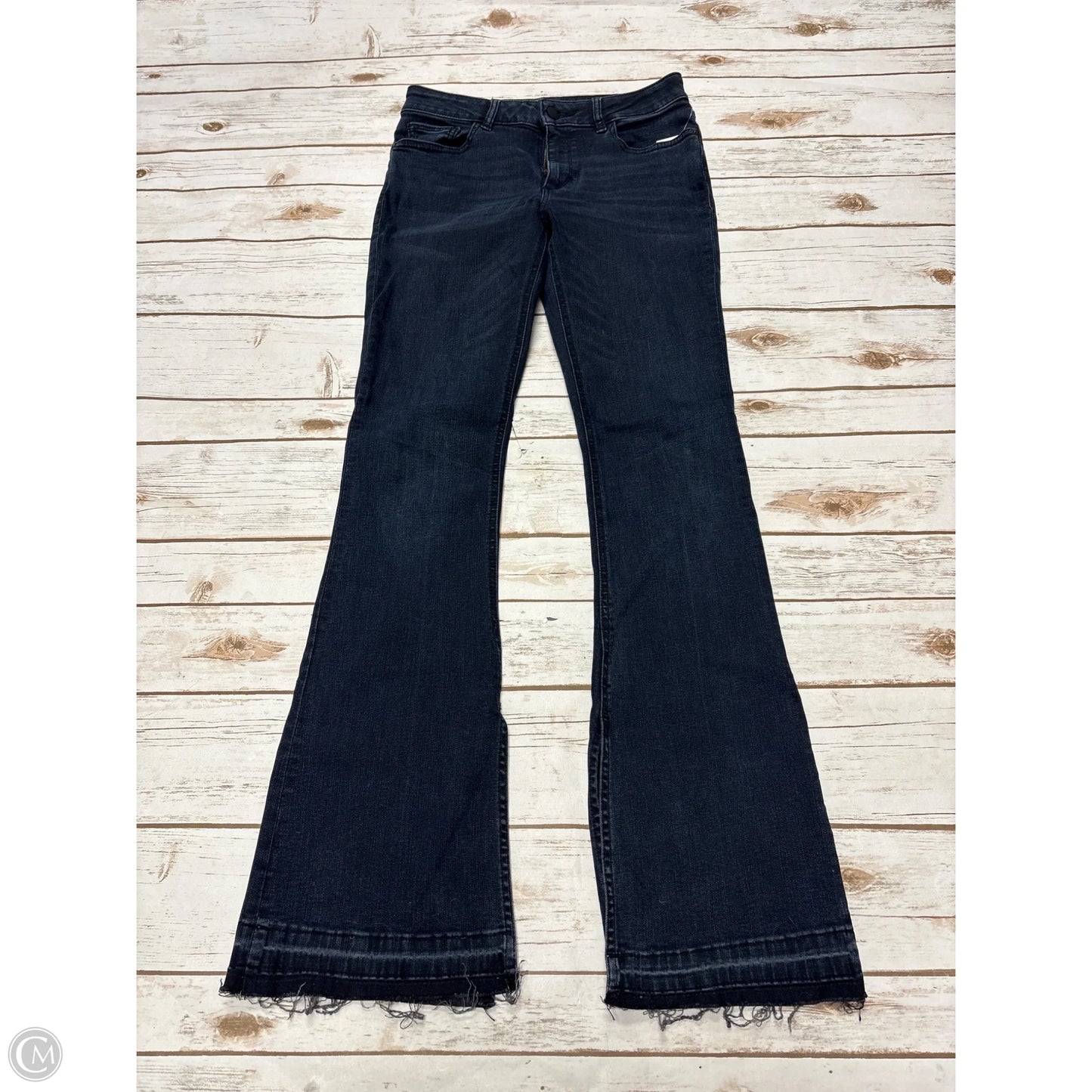 Jeans Flared By Dl1961 In Blue Denim, Size: 4