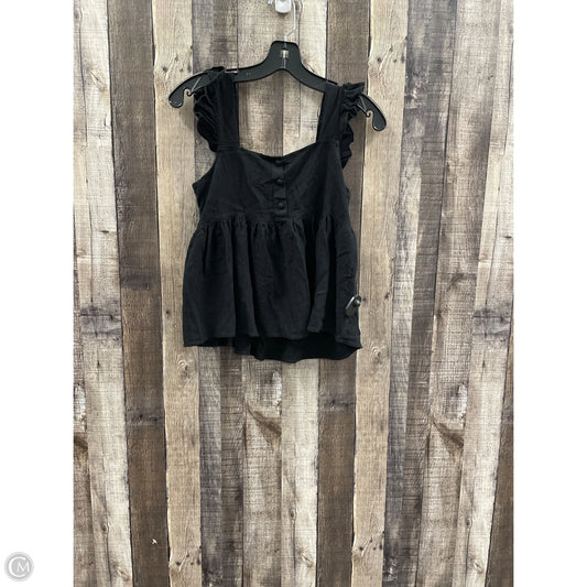Top Sleeveless By Cmf In Black, Size: S