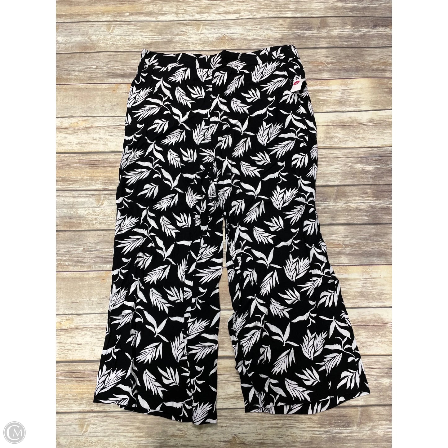 Pants Other By Loft In Black & White, Size: Xl