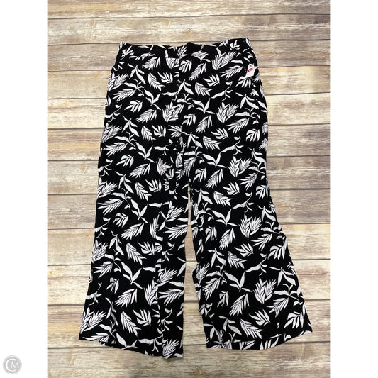 Pants Other By Loft In Black & White, Size: Xl