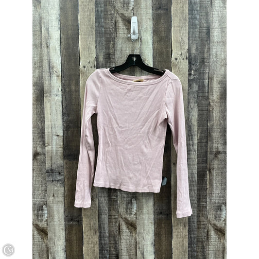 Top Long Sleeve By Universal Thread In Pink, Size: S