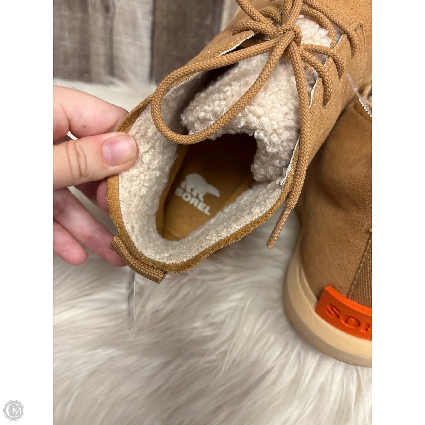 Boots Ankle Flats By Sorel In Tan, Size: 9