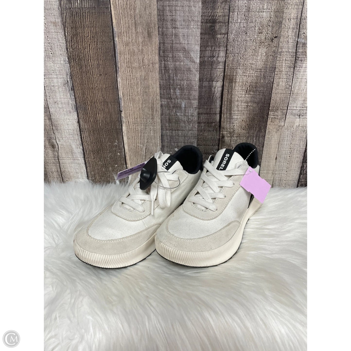 Shoes Athletic By Sorel In Cream, Size: 10