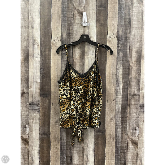 Top Sleeveless By Cme In Animal Print, Size: M