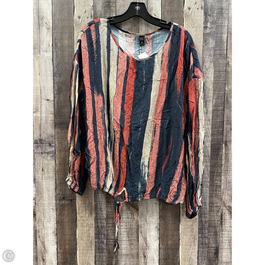 Top Long Sleeve By Cme In Multi-colored, Size: Xl