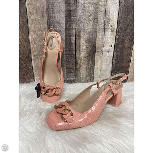 Shoes Heels Block By Giani Bernini In Pink, Size: 9