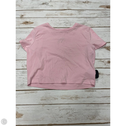 Top Short Sleeve Basic By Wild Fable In Pink, Size: L