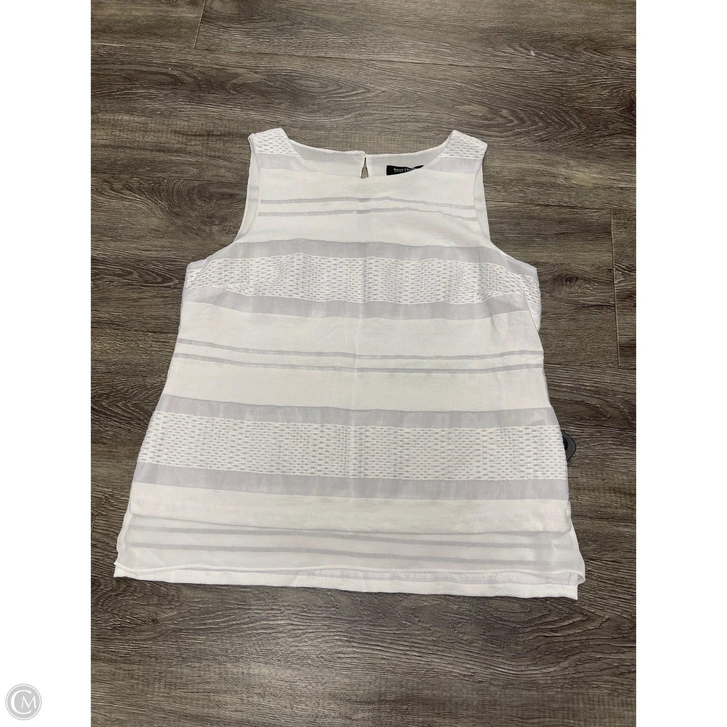 Top Sleeveless By White House Black Market In White, Size: M