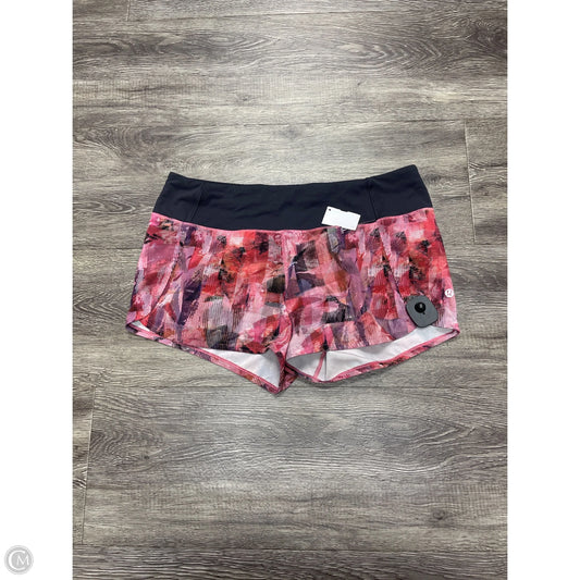 Athletic Shorts By Lululemon In Multi-colored, Size: 10