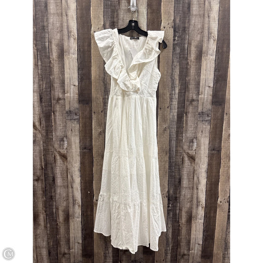 Dress Casual Maxi By Shein In White, Size: S