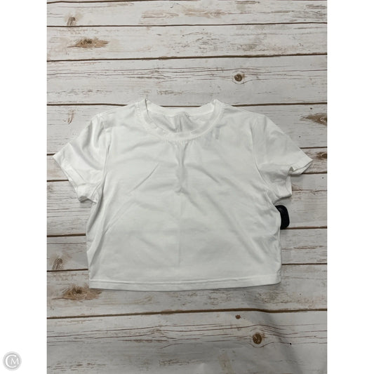 Top Short Sleeve By Cmf In White, Size: M