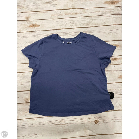 Top Short Sleeve By Old Navy In Blue, Size: Xl