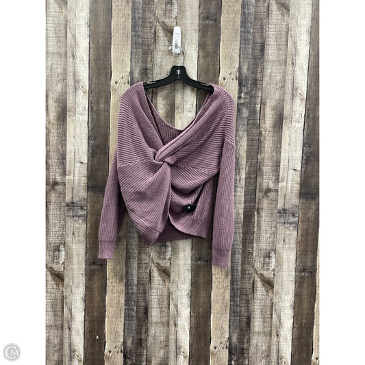 Sweater By Cmf In Purple, Size: M