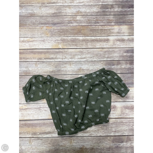 Top Short Sleeve By Cme In Green, Size: L