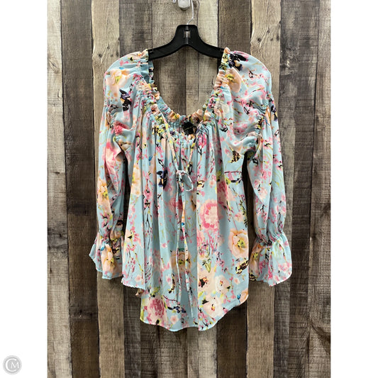 Top Long Sleeve By Jeans By Buffalo In Blue, Size: Xl