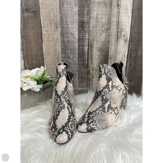 Shoes Heels Block By Massini In Animal Print, Size: 7