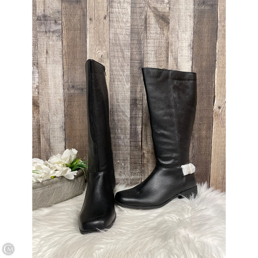 Boots Knee Heels By Comfortview In Black, Size: 9