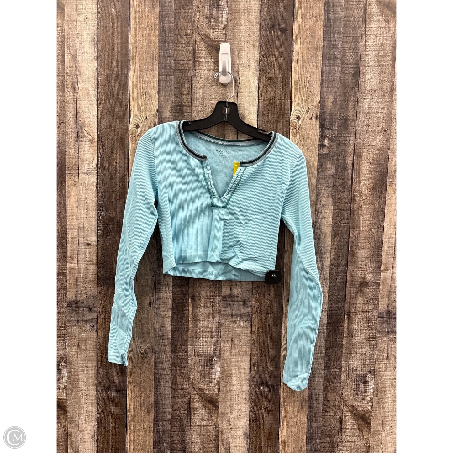 Top Long Sleeve By Out From Under In Blue, Size: Xl