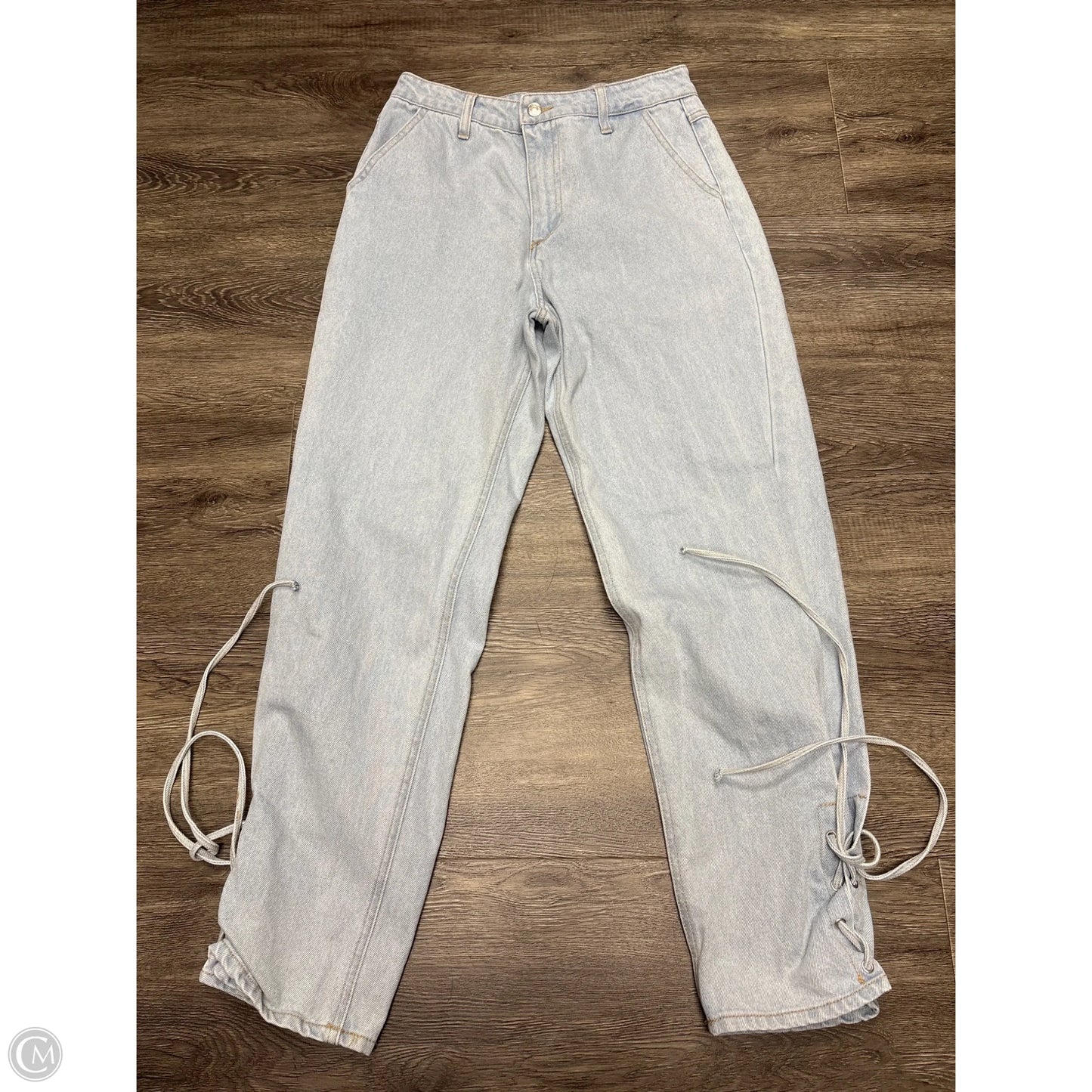 Jeans Straight By Forever 21 In Blue, Size: 4