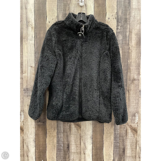Jacket Faux Fur & Sherpa By Fila In Black, Size: L
