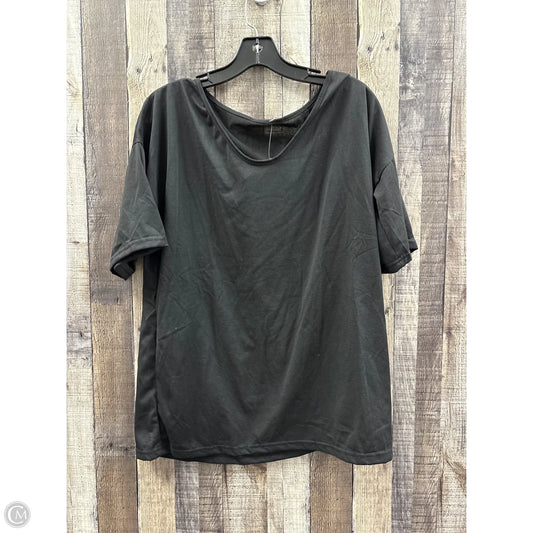 Top Short Sleeve By Cmf In Black, Size: Xl