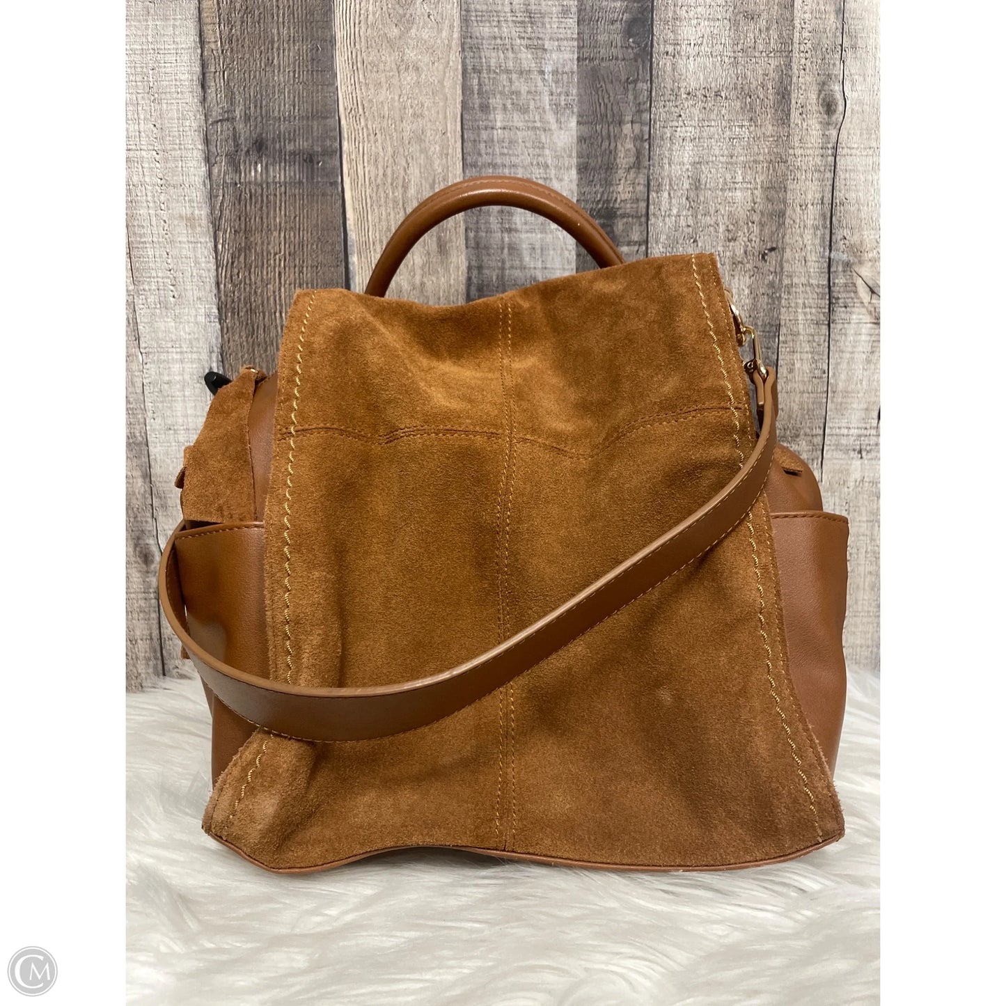 Backpack Leather By Cme, Size: Medium