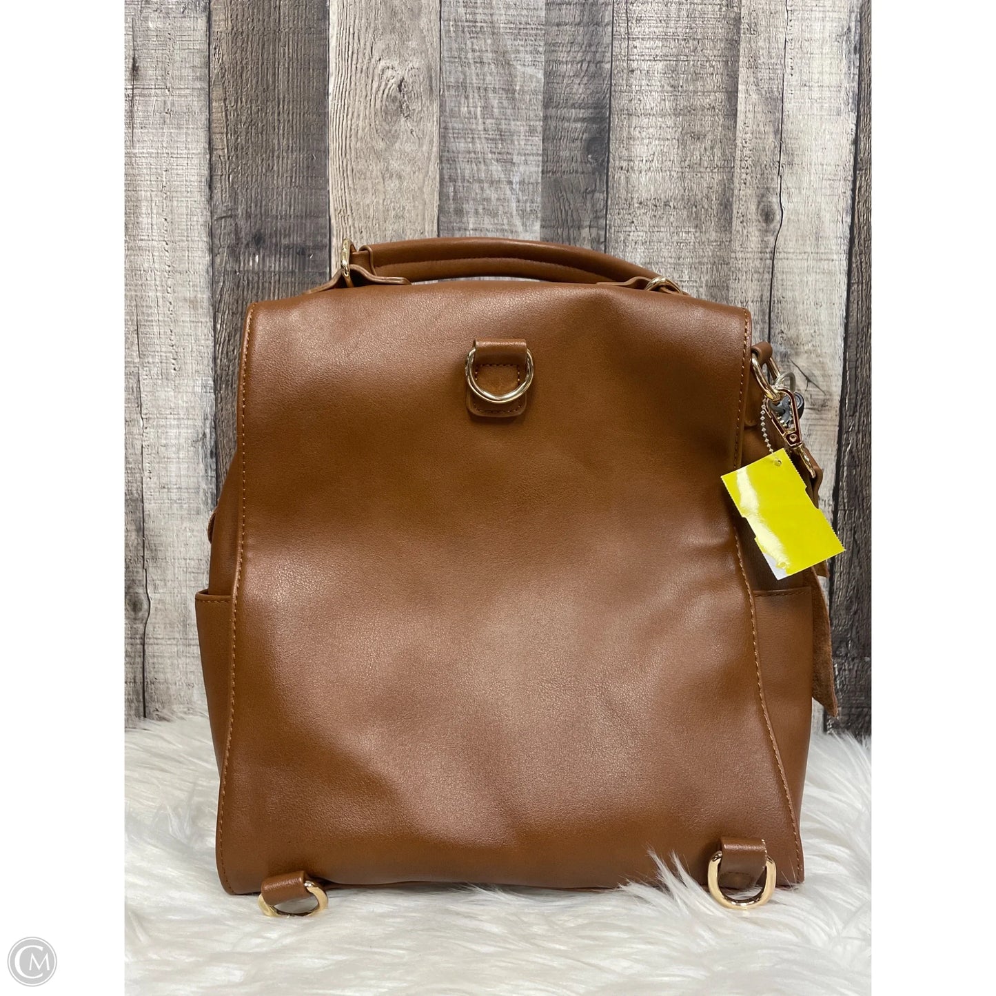 Backpack Leather By Cme, Size: Medium
