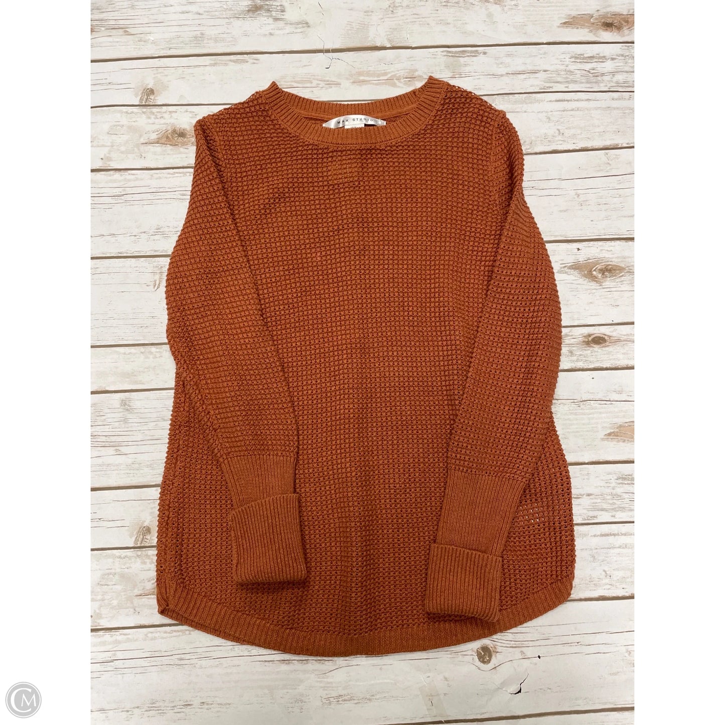 Sweater By Max Studio In Orange, Size: M