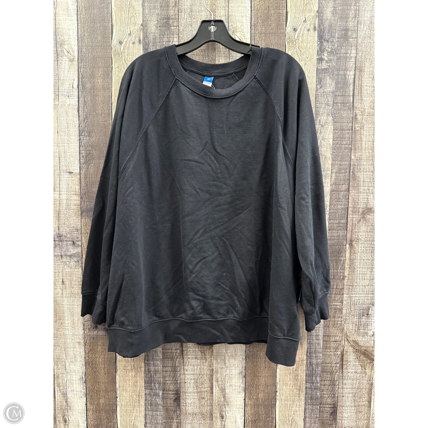 Top Long Sleeve By Old Navy In Black, Size: Xl