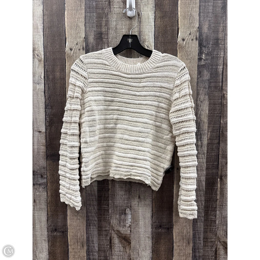 Sweater By Ophelia Roe In Cream, Size: M